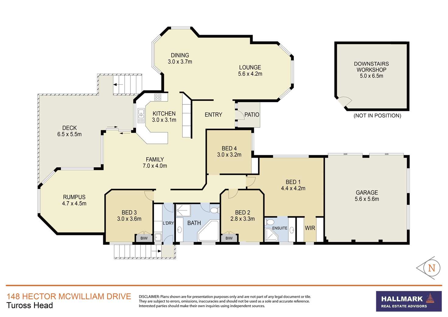 Floorplan of Homely house listing, 148 Hector McWilliam  Drive, Tuross Head NSW 2537