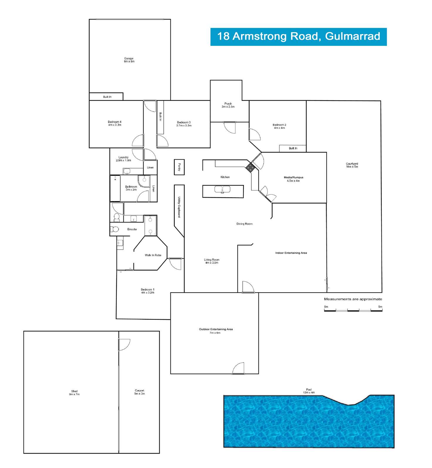 Floorplan of Homely house listing, 18 Armstrong Road, Gulmarrad NSW 2463