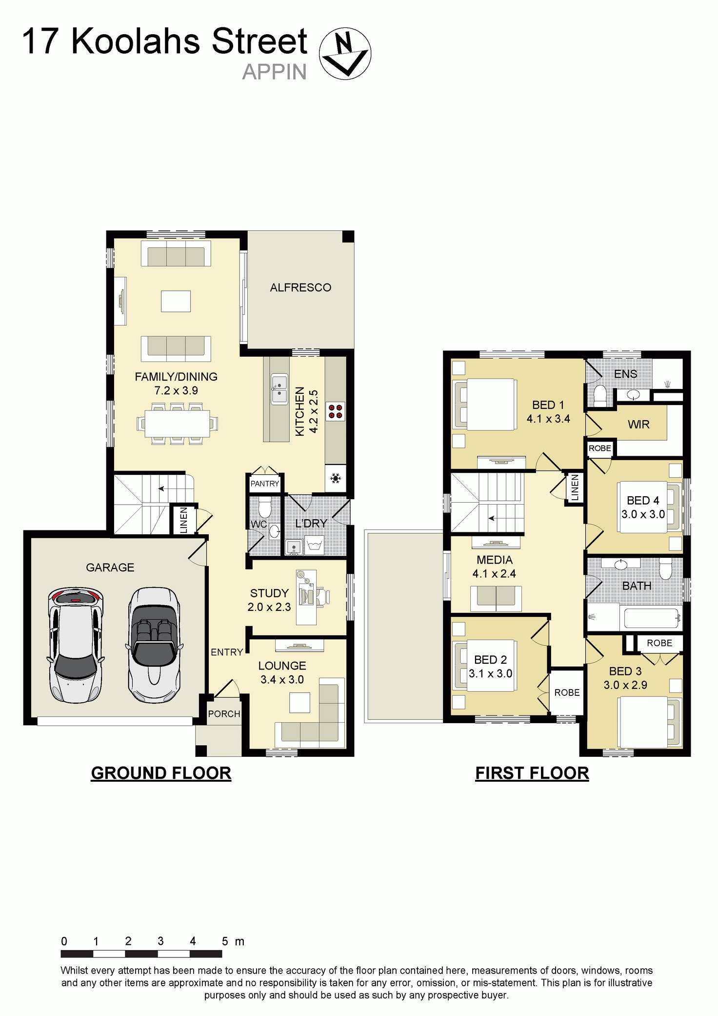 Floorplan of Homely house listing, 17 Koolahs Street, Appin NSW 2560