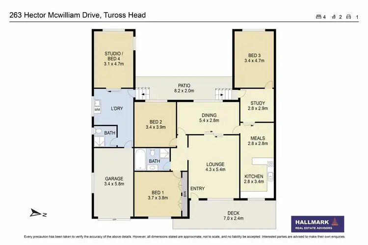 Floorplan of Homely house listing, 263 Hector McWilliam Drive, Tuross Head NSW 2537