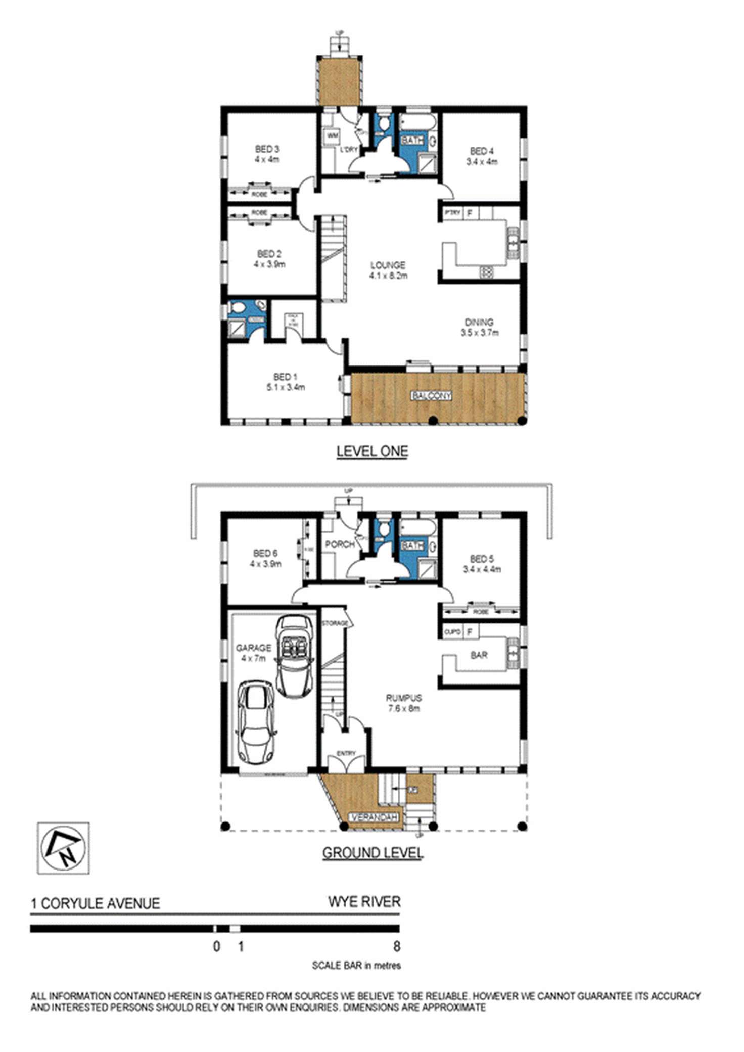 Floorplan of Homely house listing, 1 Coryule Avenue, Wye River VIC 3221