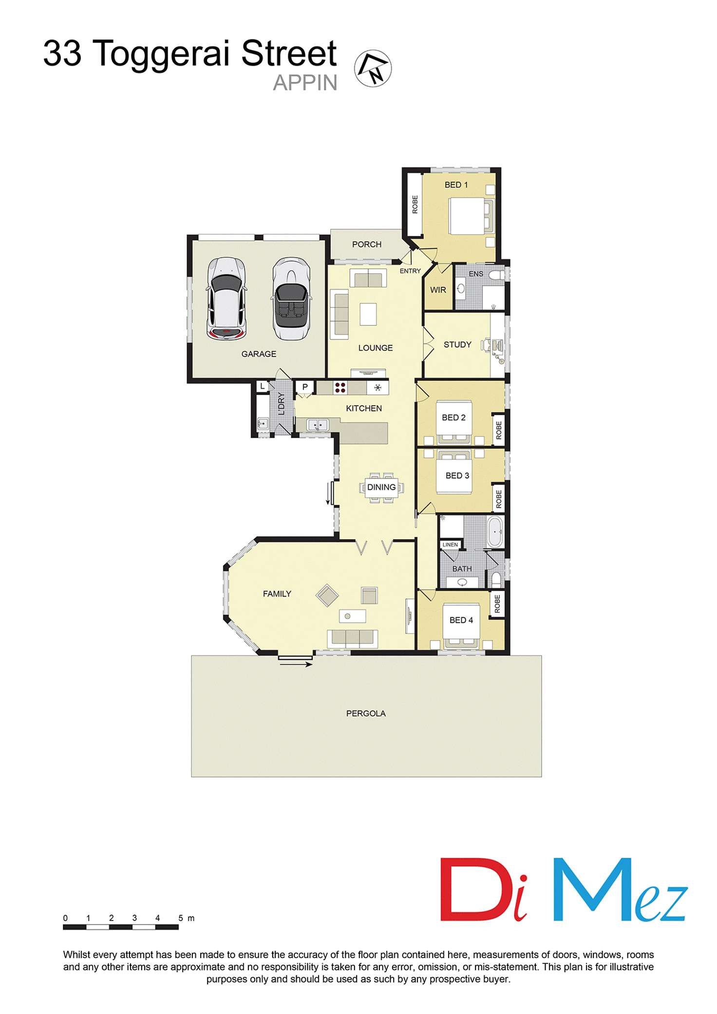 Floorplan of Homely house listing, 33 Toggerai  Street, Appin NSW 2560