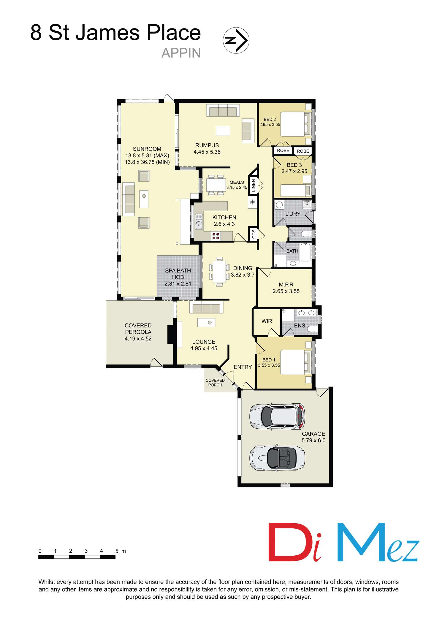 Floorplan of Homely house listing, 8 St James Place, Appin NSW 2560