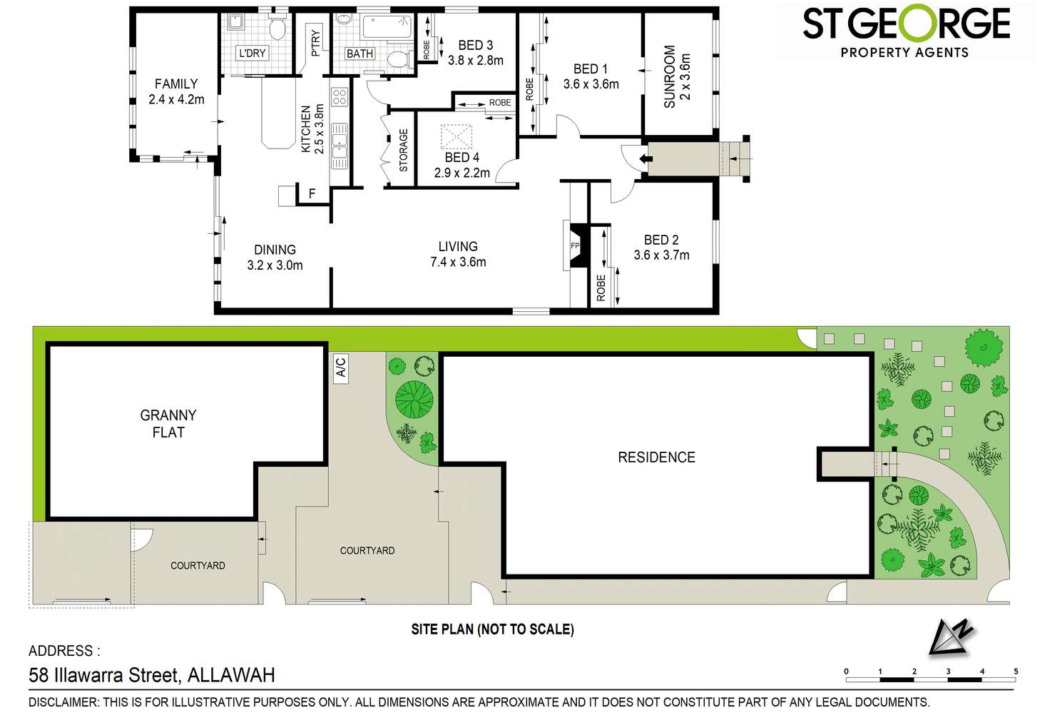 Floorplan of Homely house listing, 58 Illawarra  Street, Allawah NSW 2218