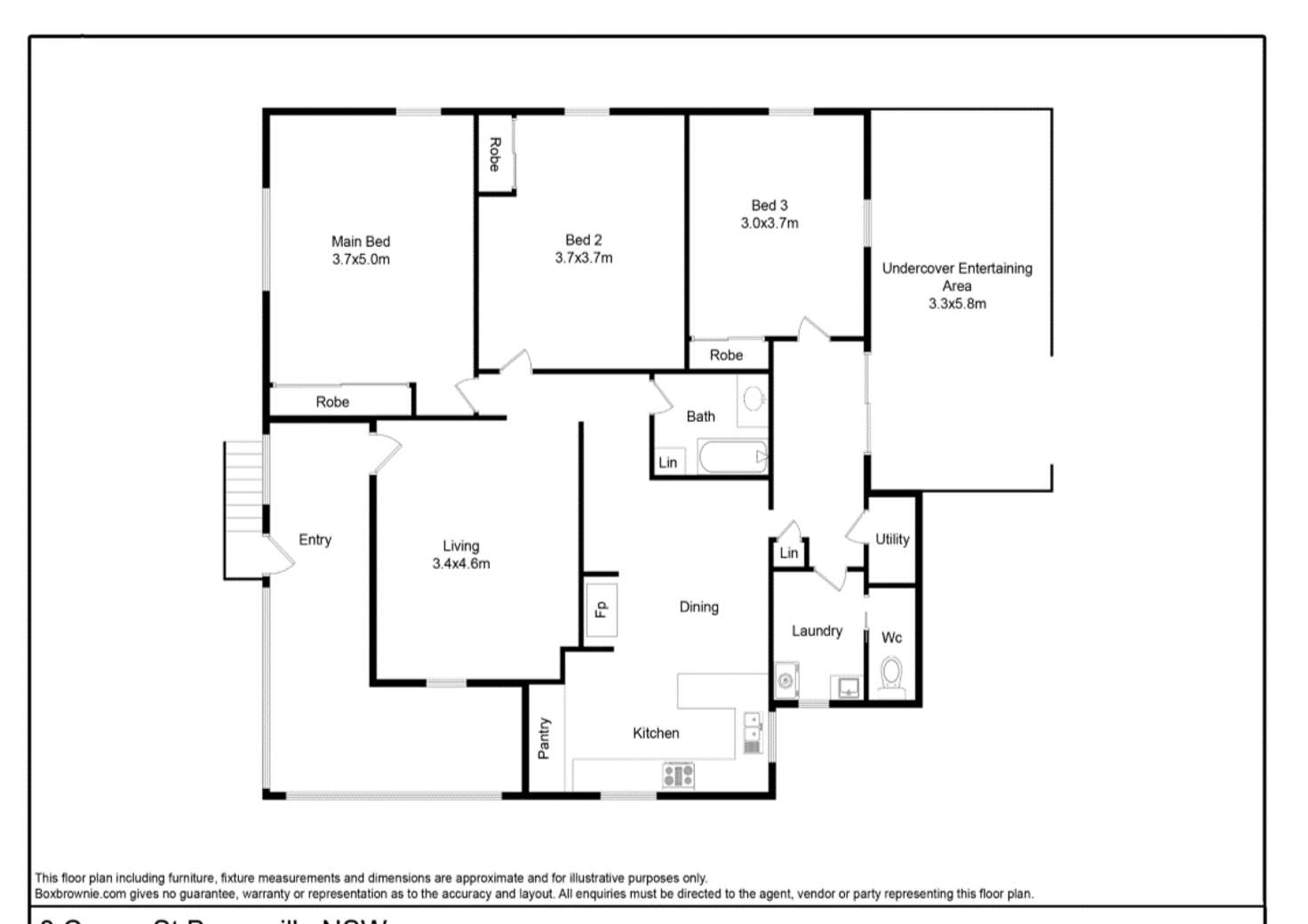 Floorplan of Homely house listing, 8 Conen Street, Bowraville NSW 2449