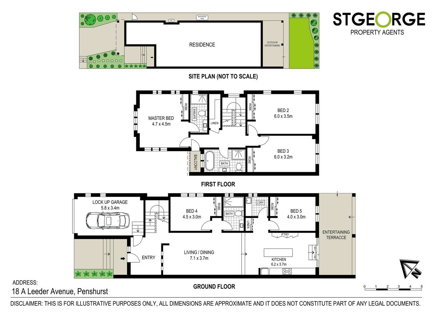 Floorplan of Homely house listing, 18A Leeder Avenue, Penshurst NSW 2222