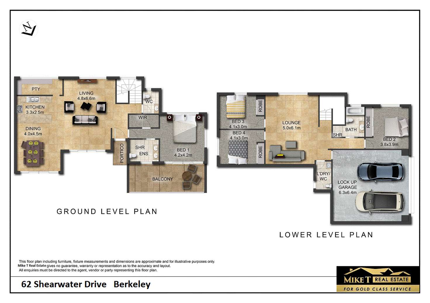 Floorplan of Homely house listing, 62 Shearwater Drive, Berkeley NSW 2506