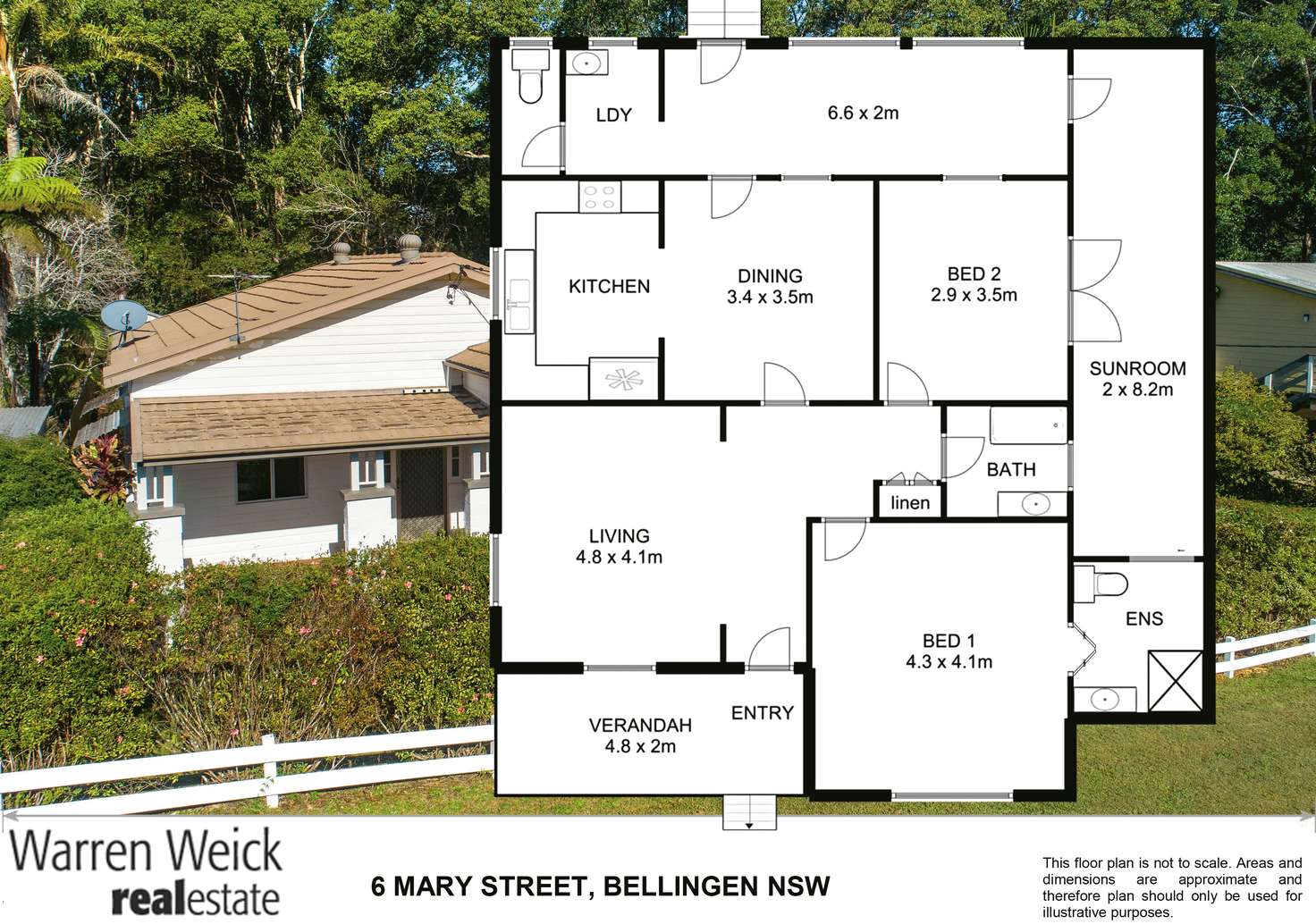 Floorplan of Homely house listing, 6 Mary Street, Bellingen NSW 2454