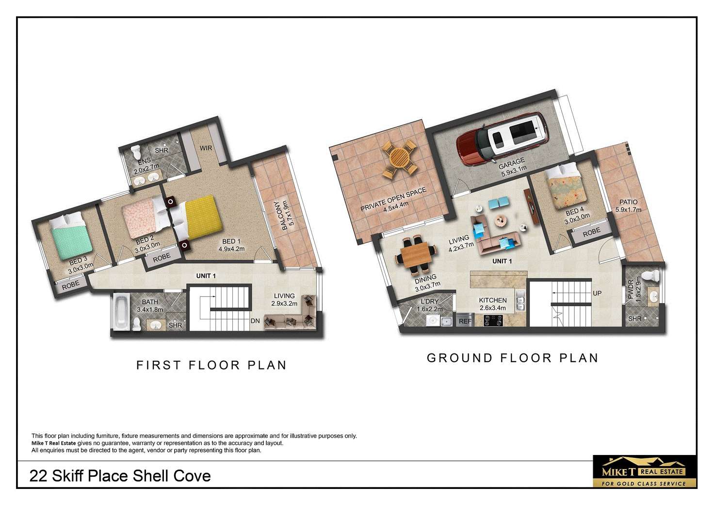 Floorplan of Homely house listing, 22 Skiff Place, Shell Cove NSW 2529