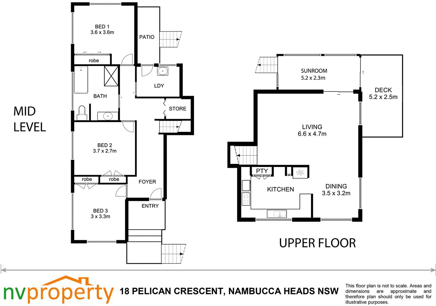 Floorplan of Homely house listing, 18 Pelican  Crescent, Nambucca Heads NSW 2448