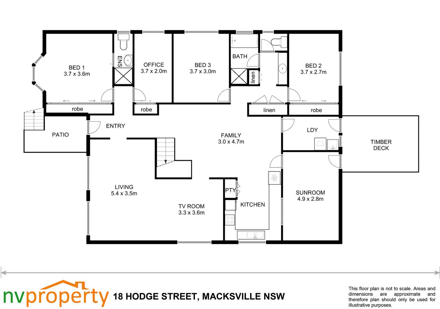 Floorplan of Homely house listing, 18 Hodge  Street, Macksville NSW 2447