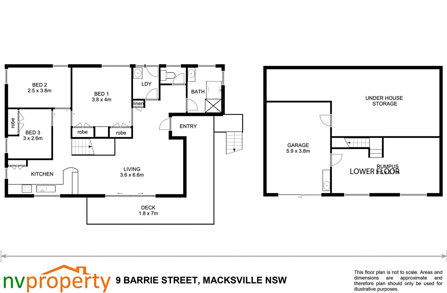 Floorplan of Homely house listing, 9 Barrie Street, Macksville NSW 2447