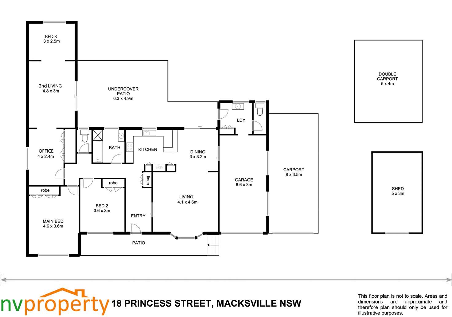 Floorplan of Homely house listing, 18 Princess Street, Macksville NSW 2447