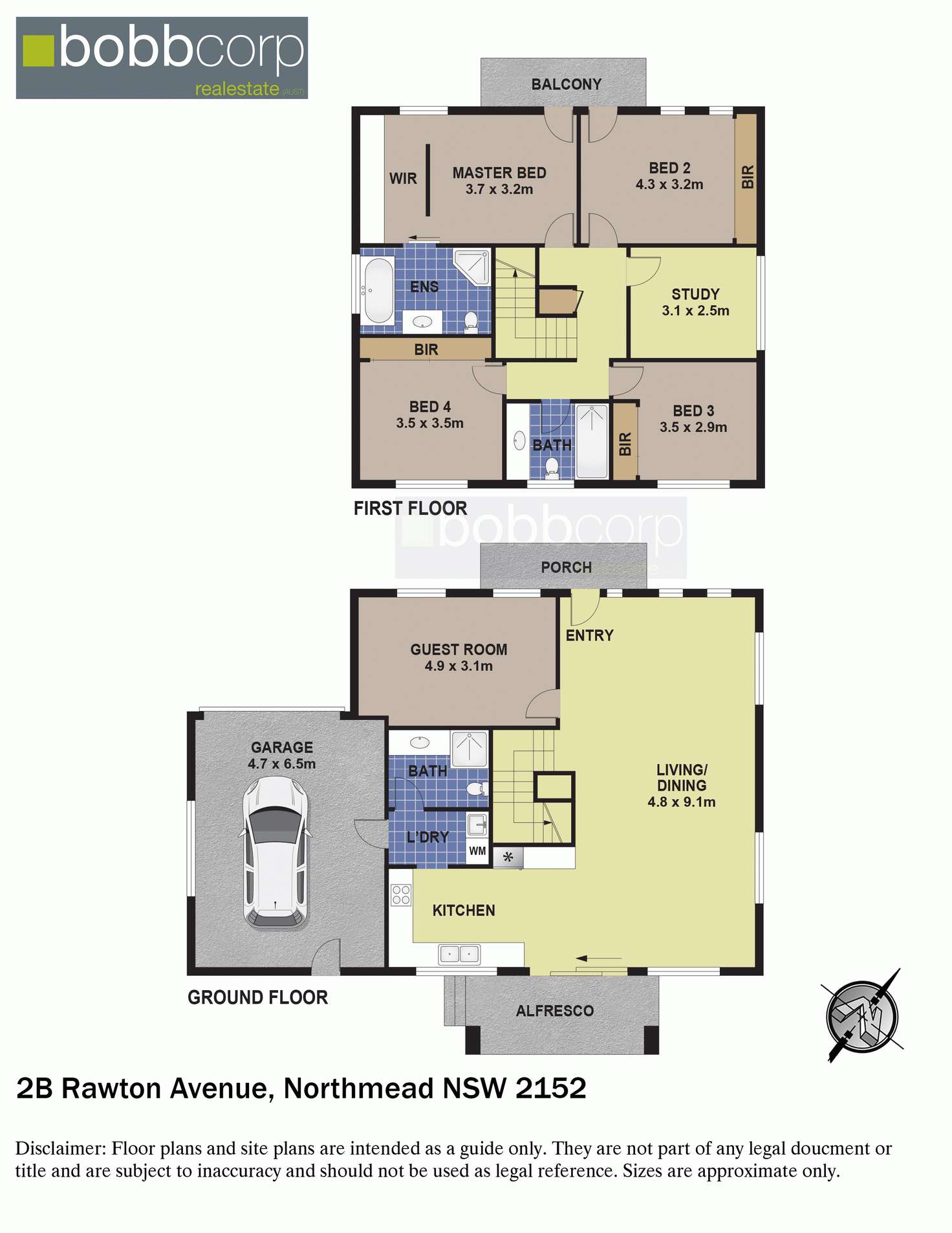 Floorplan of Homely house listing, 2b Rawton  Road, Northmead NSW 2152