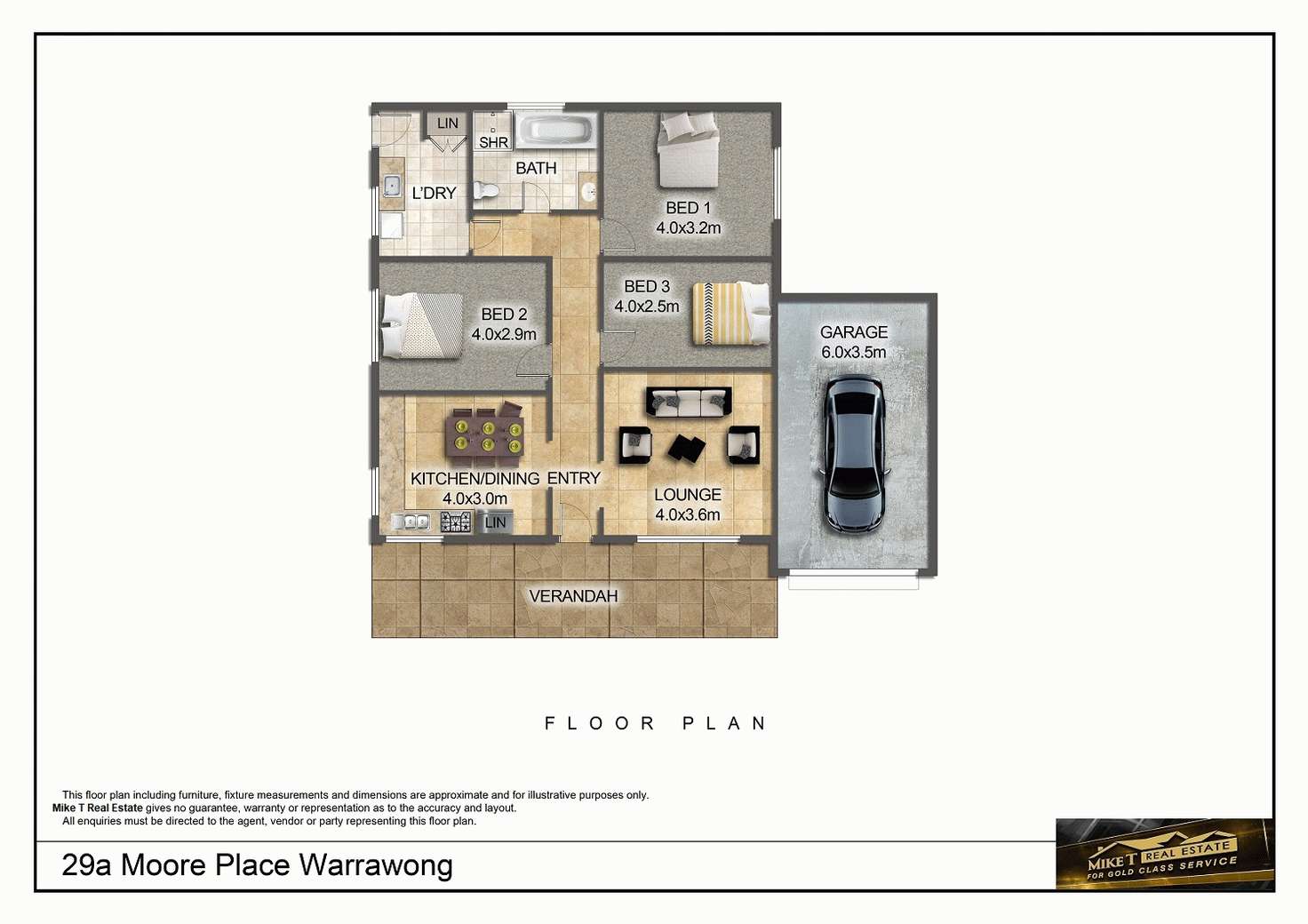Floorplan of Homely house listing, 29a-29b Moore  Place, Warrawong NSW 2502
