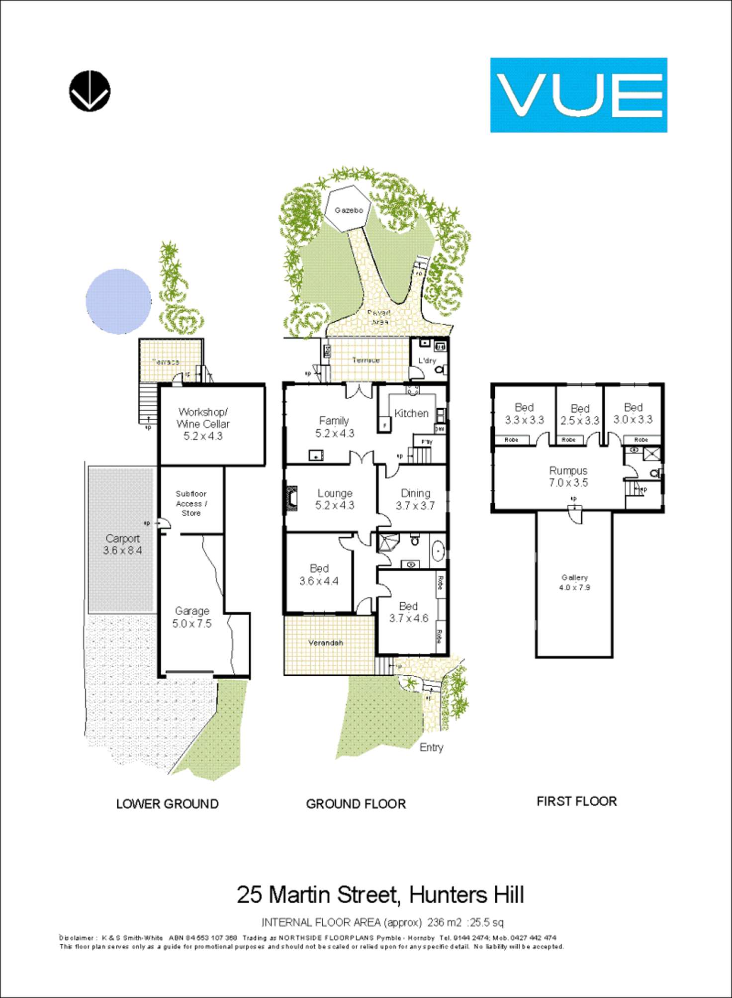 Floorplan of Homely house listing, 25 Martin Street, Hunters Hill NSW 2110