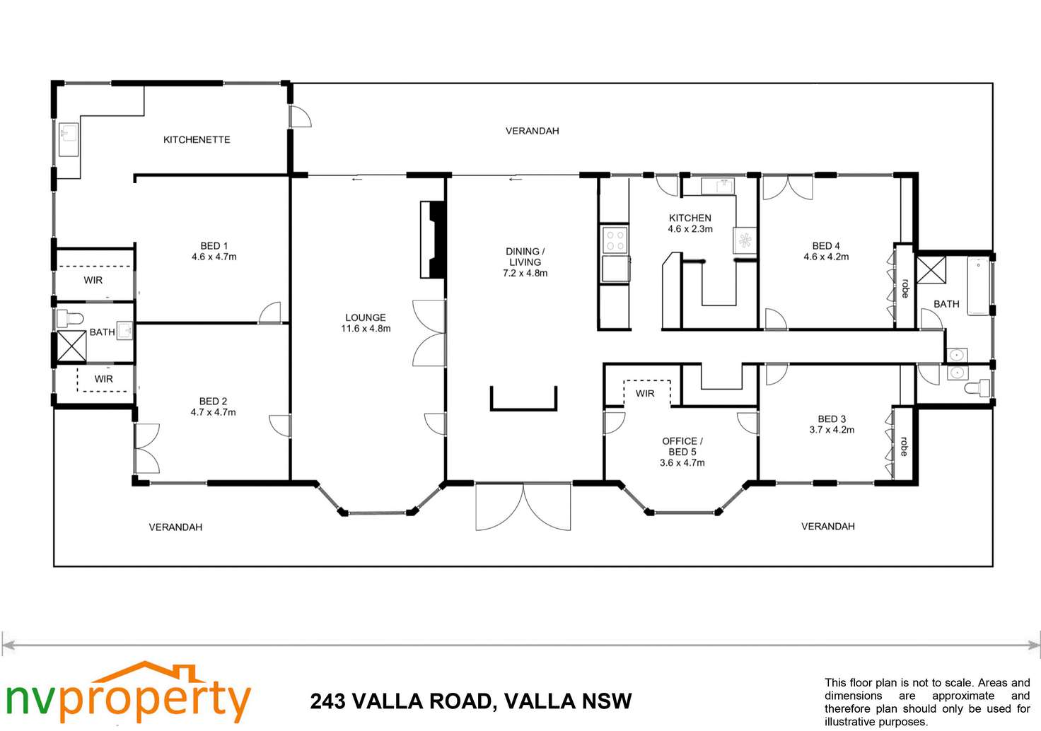 Floorplan of Homely house listing, 243 Valla  Road, Valla NSW 2448