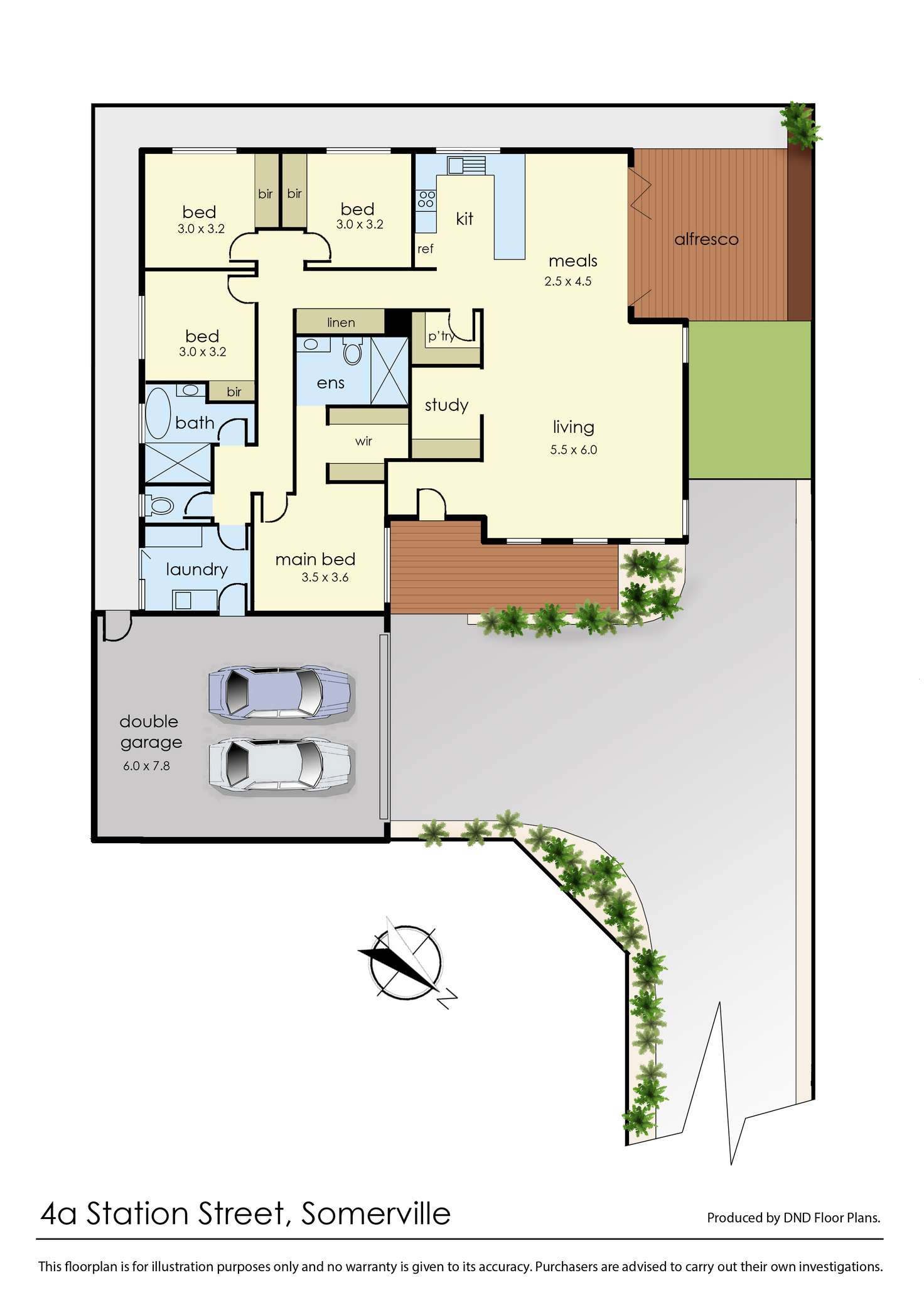 Floorplan of Homely house listing, 4A Station Street, Somerville VIC 3912