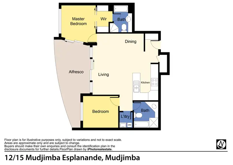 Floorplan of Homely unit listing, U12/15 Mudjimba Esplanade, Mudjimba QLD 4564