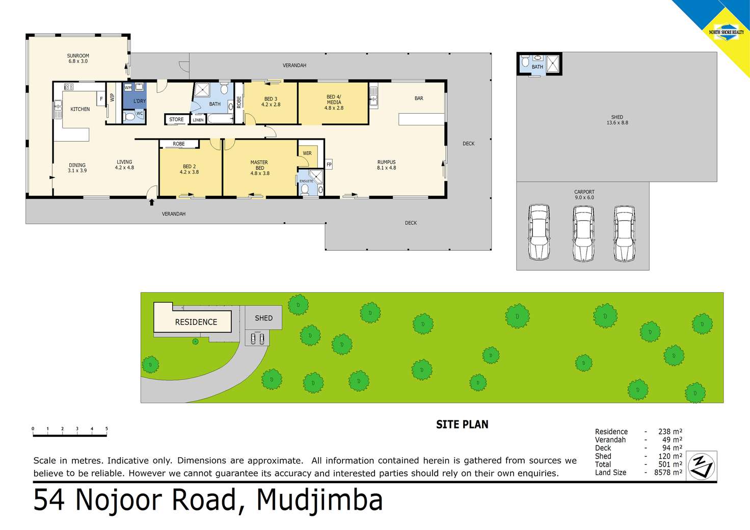 Floorplan of Homely house listing, 54 Nojoor Road, Mudjimba QLD 4564