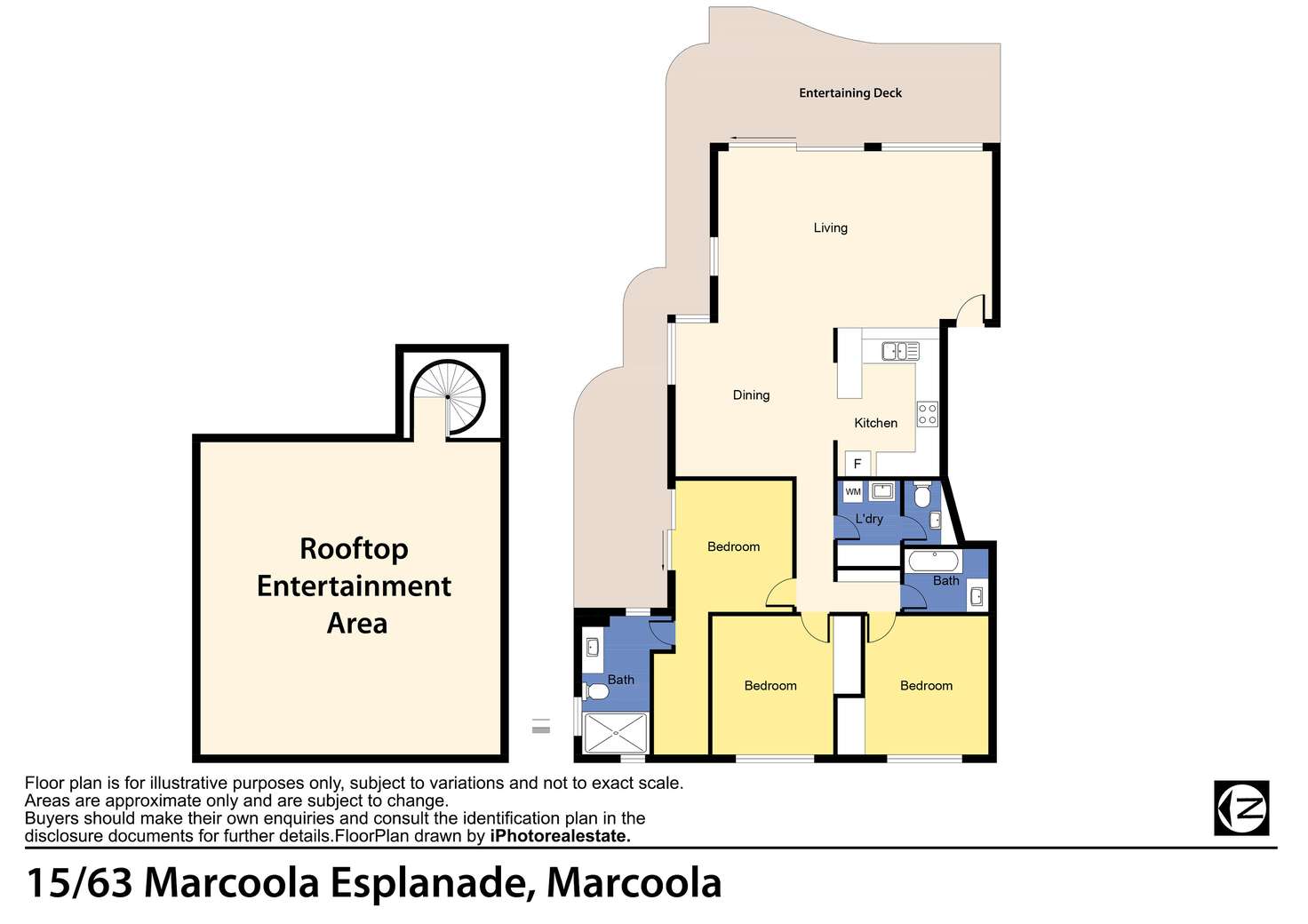 Floorplan of Homely unit listing, U15/63 Marcoola Esplanade, Marcoola QLD 4564