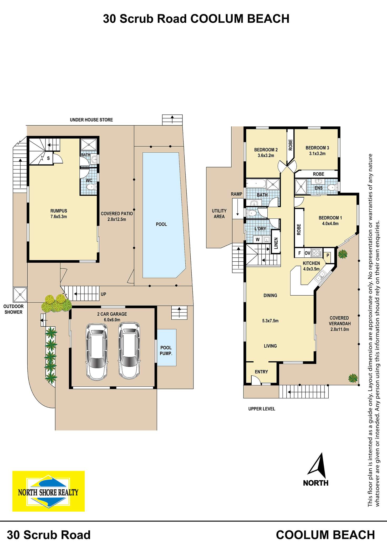 Floorplan of Homely house listing, 30 Scrub Road, Coolum Beach QLD 4573