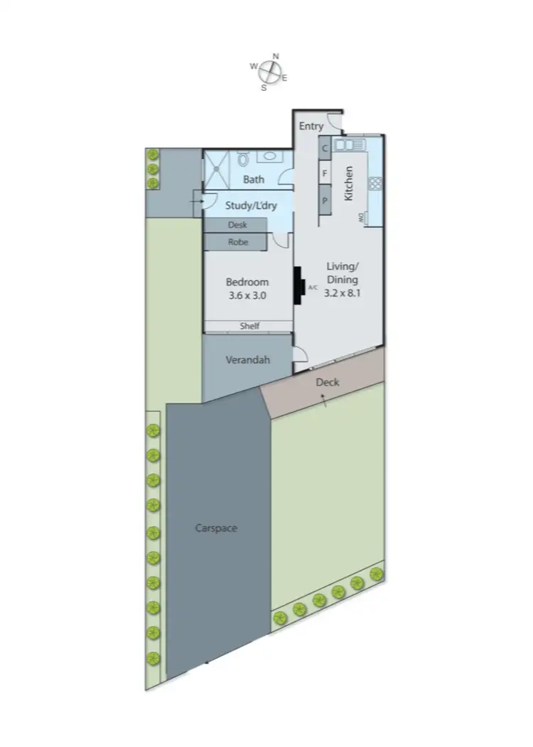 Floorplan of Homely apartment listing, 2/11 McDonald St, Mordialloc VIC 3195