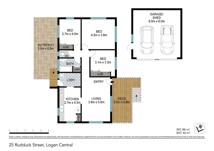 Floorplan of Homely house listing, 25 Rudduck St, Logan Central QLD 4114