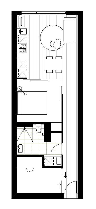 Floorplan of Homely apartment listing, 1002/139 Bourke Street, Melbourne VIC 3000