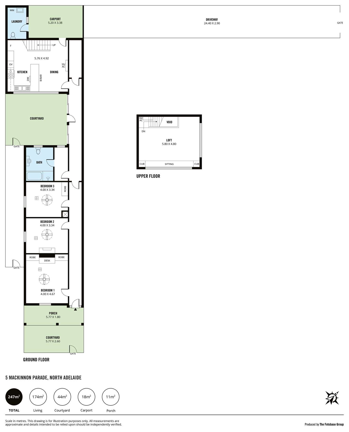 Floorplan of Homely house listing, 5 MacKinnon Parade, North Adelaide SA 5006