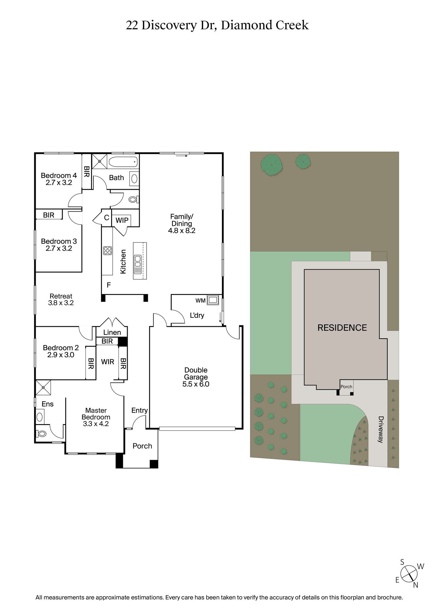 Floorplan of Homely house listing, 22 Discovery Dr, Diamond Creek VIC 3089