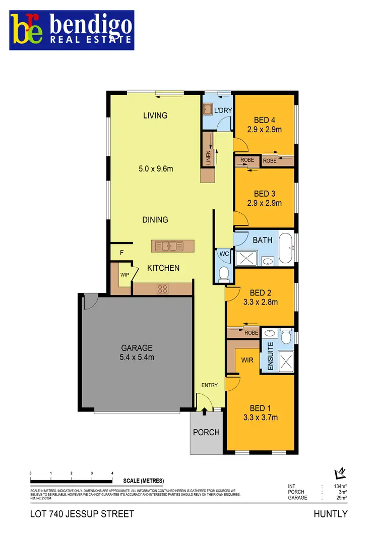 Floorplan of Homely house listing, Lot 740 Jessup St, Huntly VIC 3551
