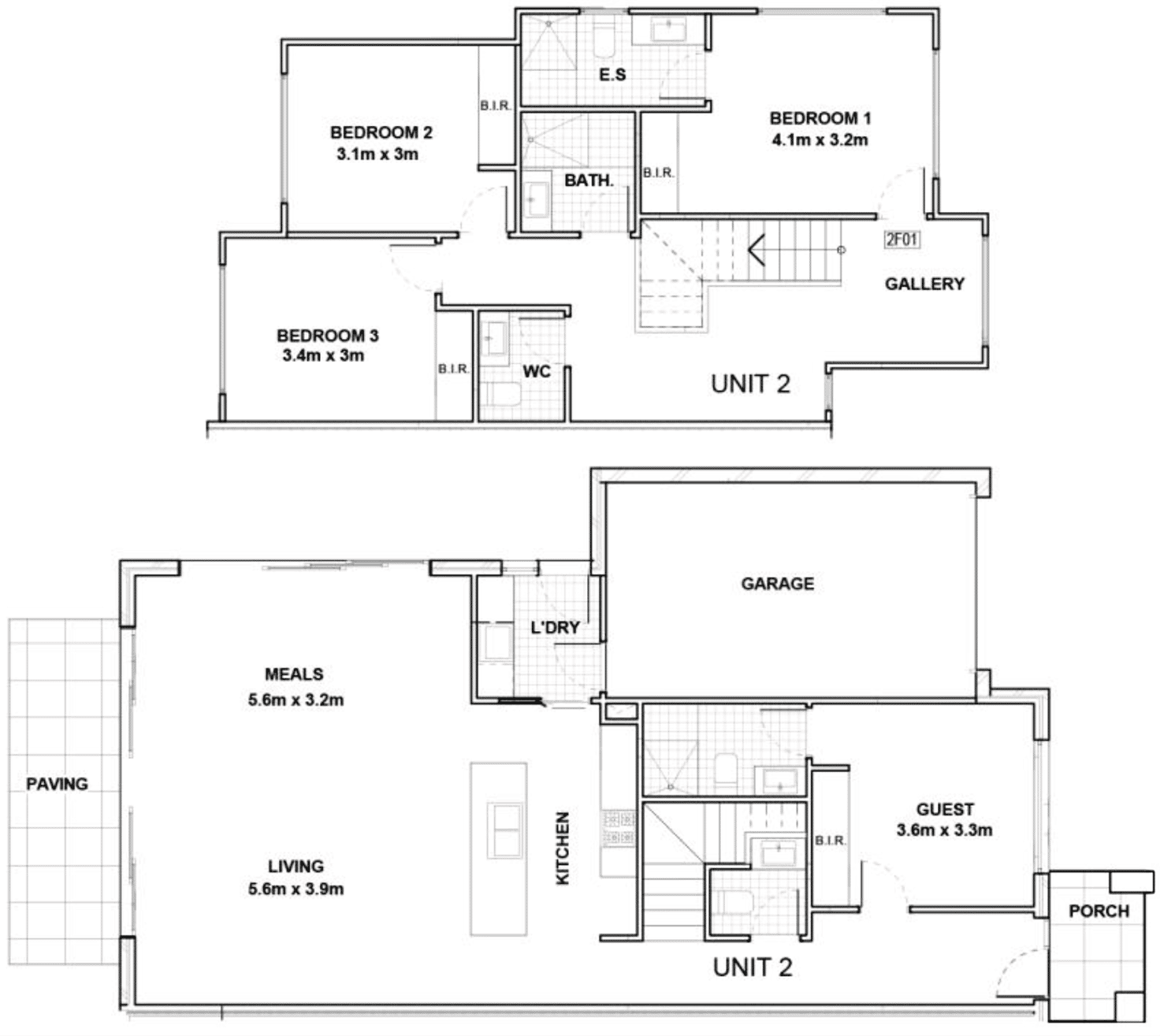 Floorplan of Homely townhouse listing, 2/9 Miller St, Heidelberg Heights VIC 3081