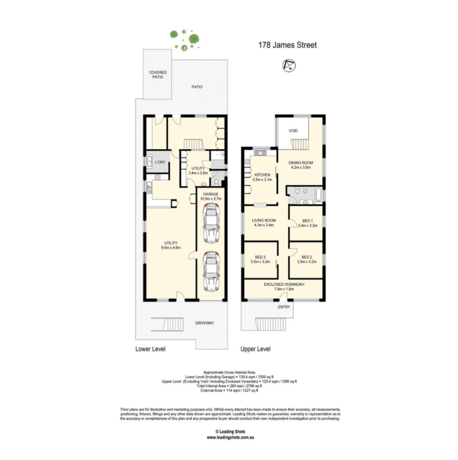 Floorplan of Homely house listing, 178 James St, New Farm QLD 4005