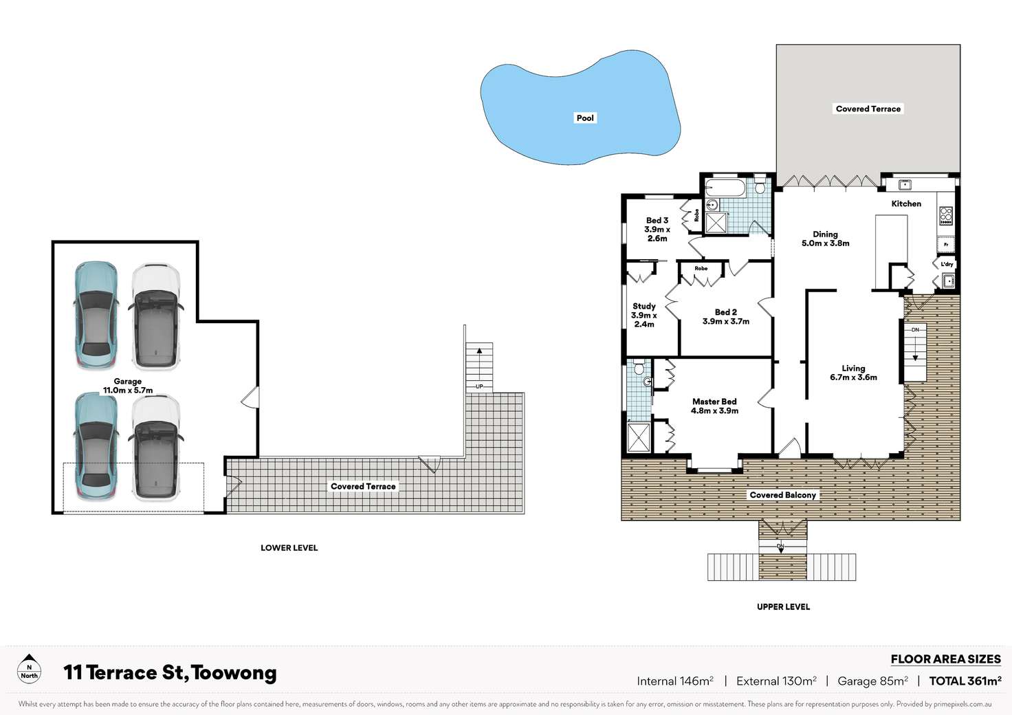 Floorplan of Homely house listing, 11 Terrace St, Toowong QLD 4066