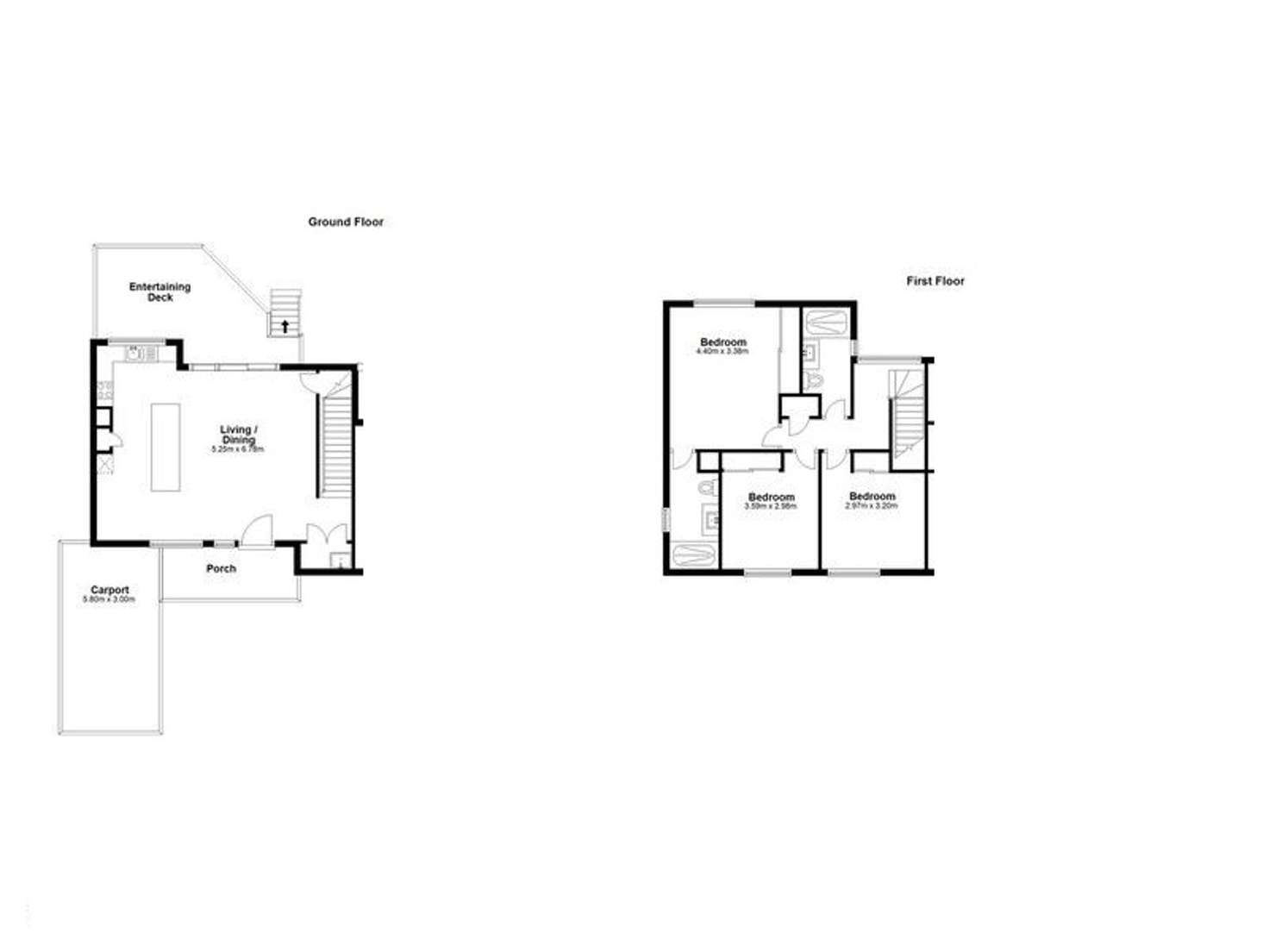 Floorplan of Homely semiDetached listing, 112A Glen Retreat Rd, Mitchelton QLD 4053