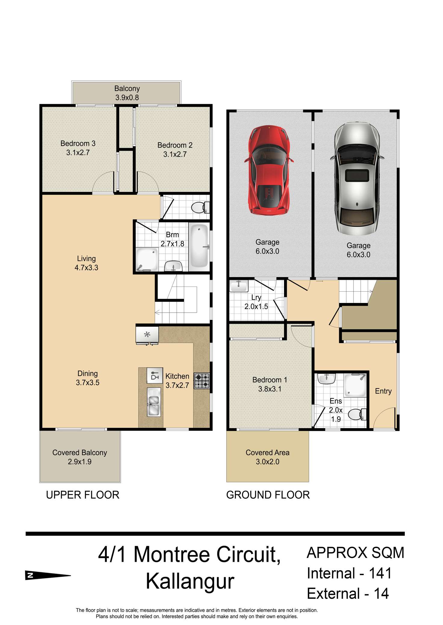 Floorplan of Homely house listing, 4/1 Montree Circuit, Kallangur QLD 4503