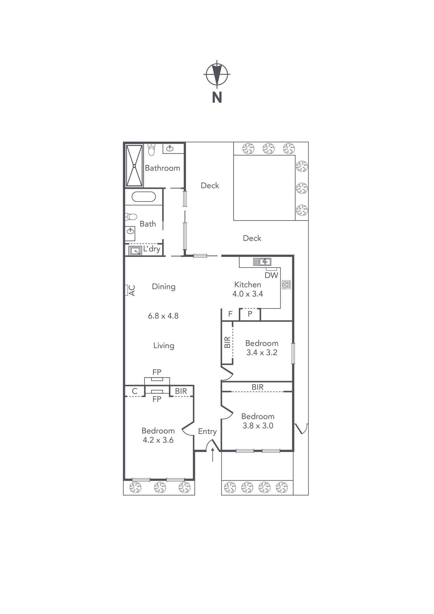 Floorplan of Homely house listing, 122 Erskine Street, Middle Park VIC 3206