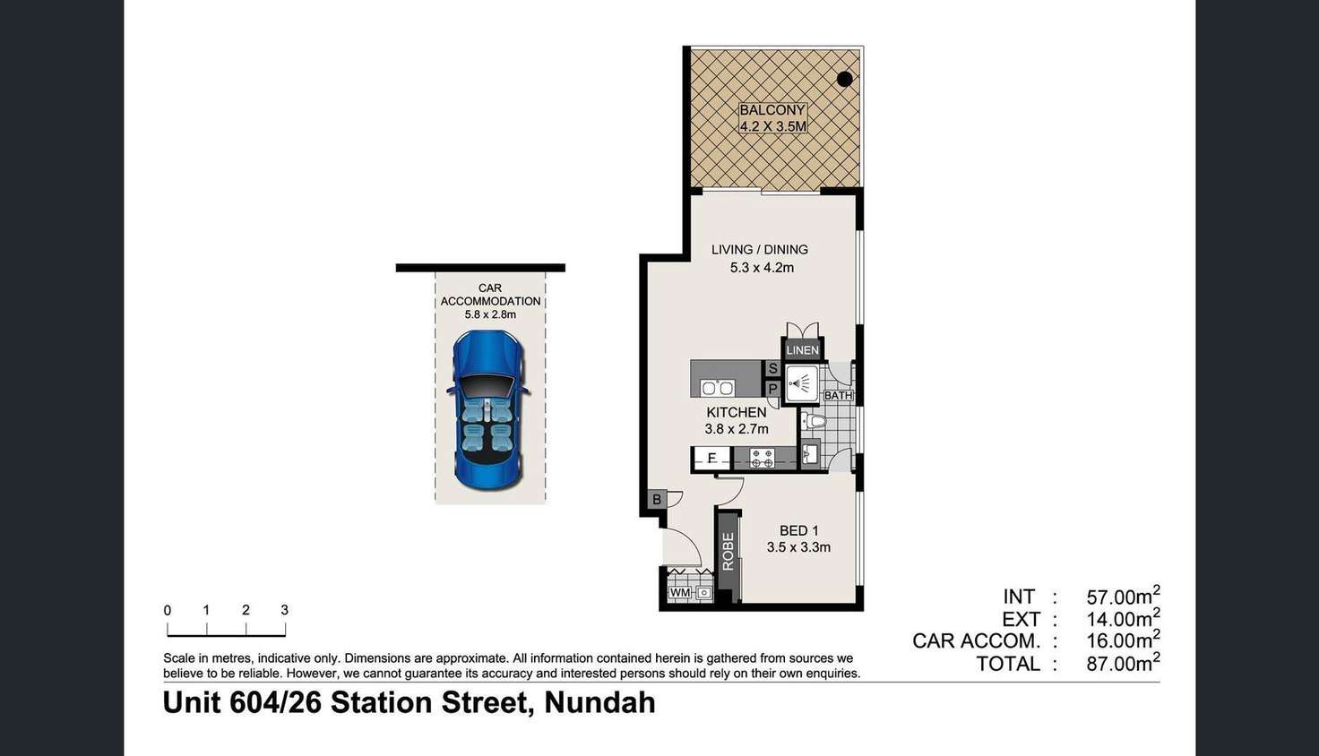 Floorplan of Homely house listing, 604/26 Station St, Nundah QLD 4012