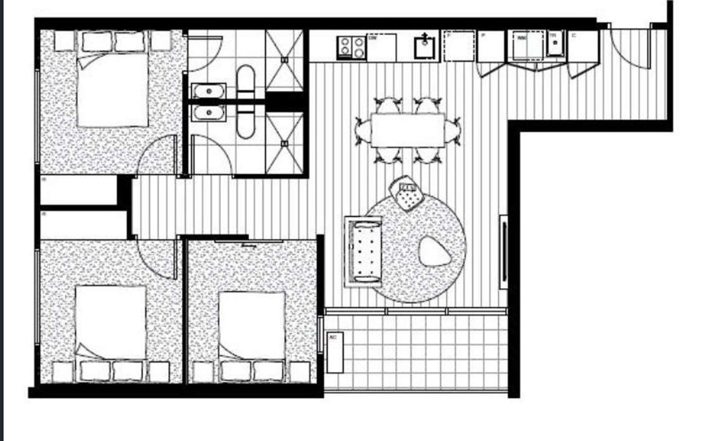 Floorplan of Homely apartment listing, 215/347 Camberwell Rd, Camberwell VIC 3124