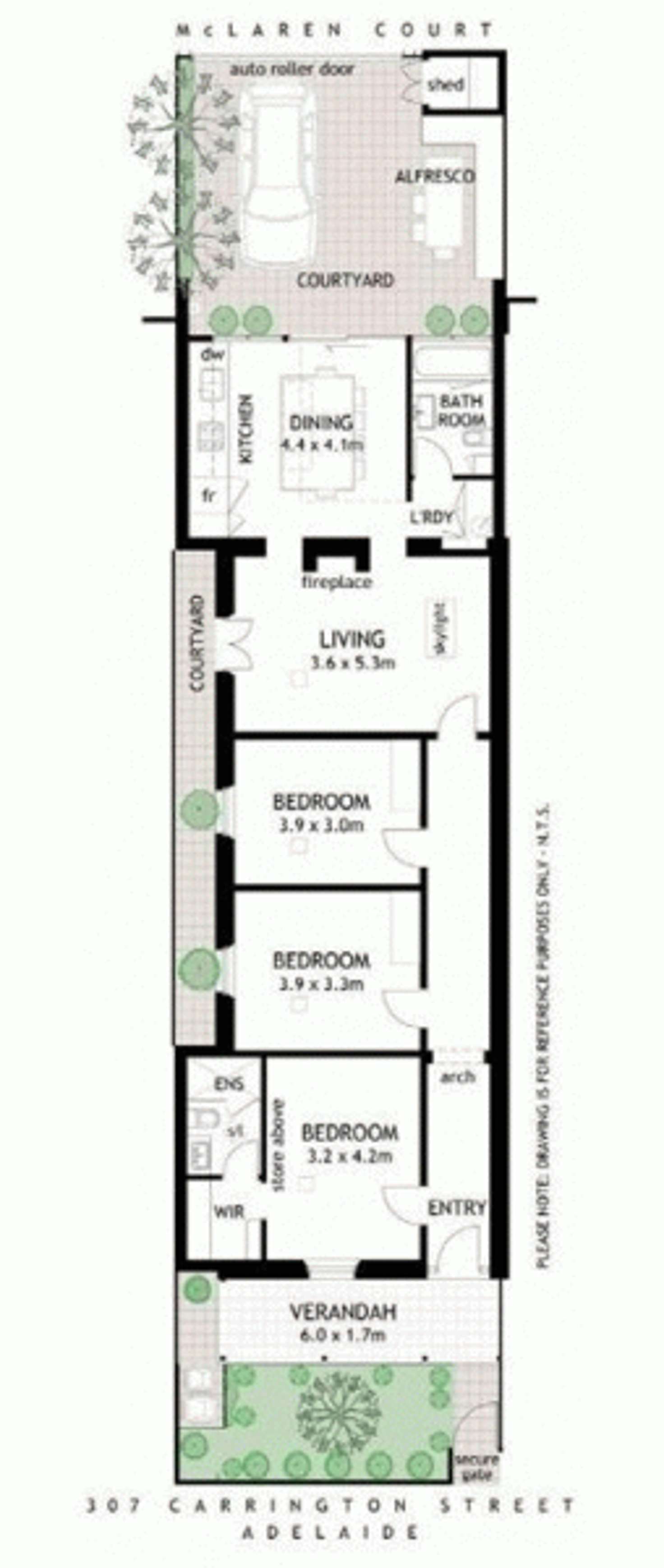 Floorplan of Homely house listing, 307 Carrington Street, Adelaide SA 5000