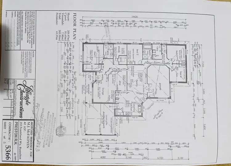 Floorplan of Homely house listing, 6 FRANKLAND WAY, West Busselton WA 6280