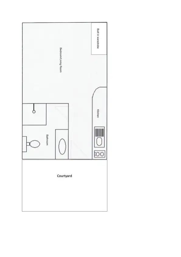 Floorplan of Homely studio listing, UNIT 41/47 MCMILLAN CRESCENT, Griffith ACT 2603
