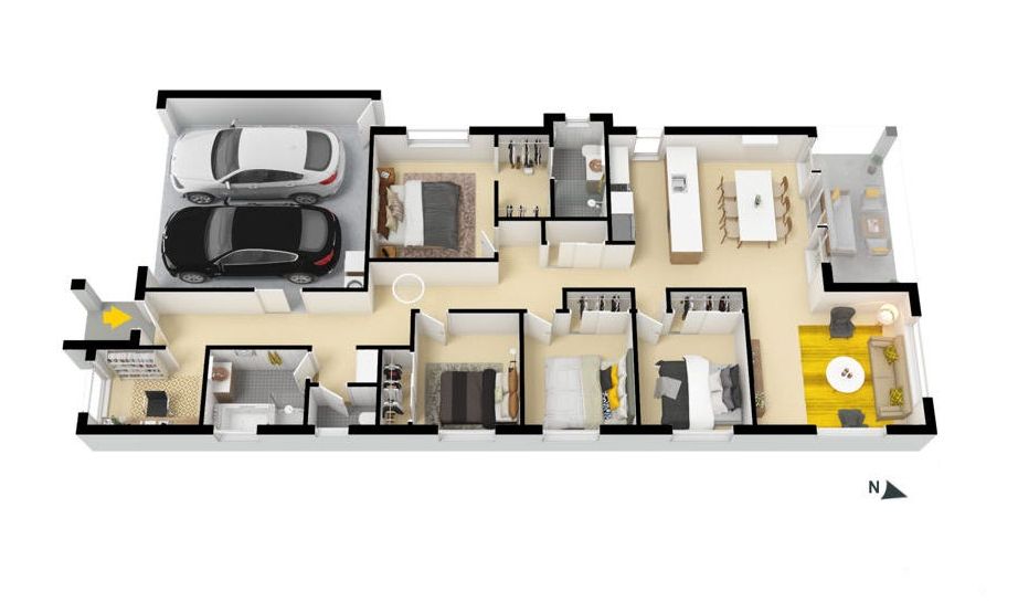 Floorplan of Homely house listing, 22 CAFE PLACE, Bellbird Park QLD 4300
