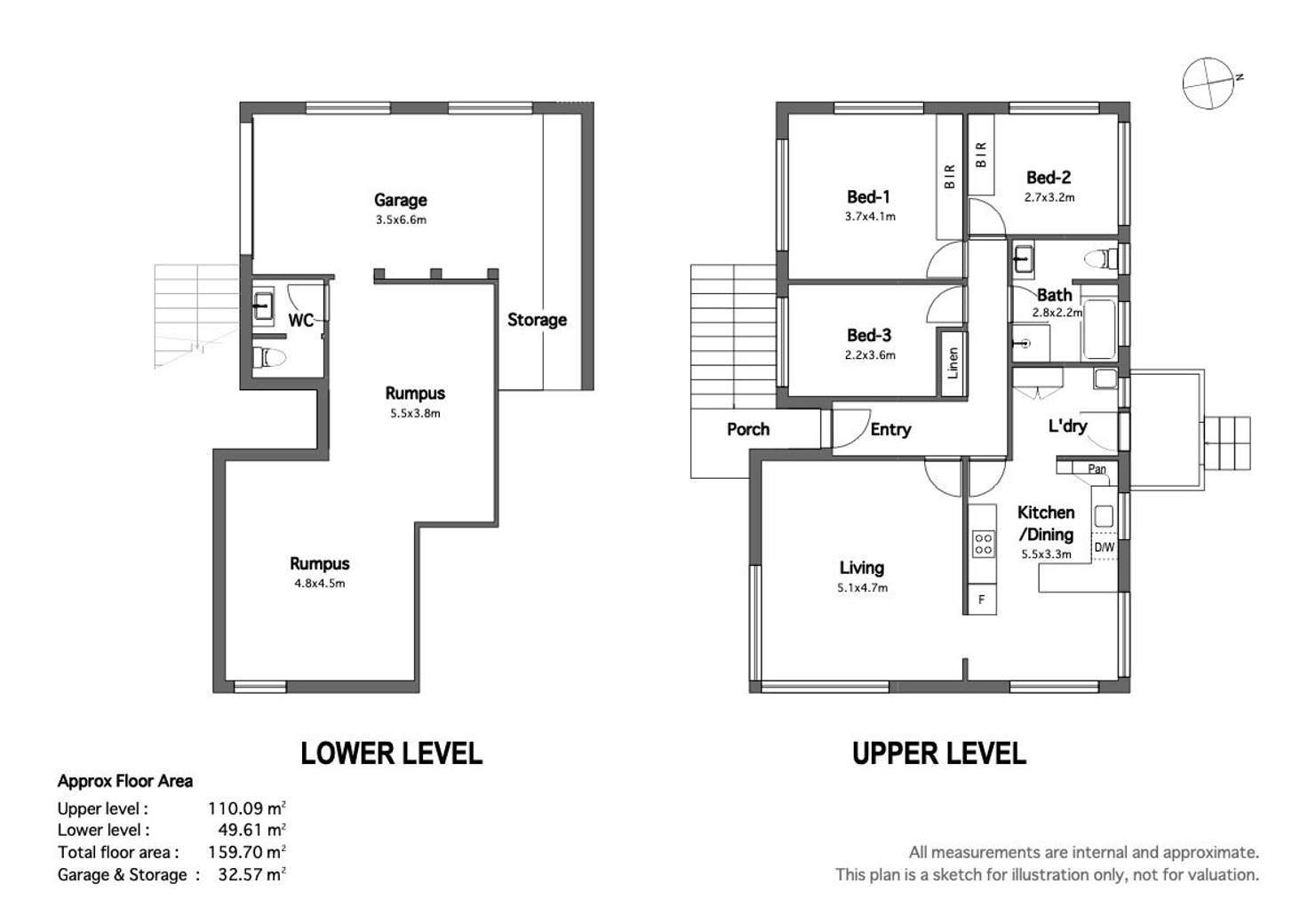 Floorplan of Homely house listing, 24 HIERN ROAD, Blackmans Bay TAS 7052