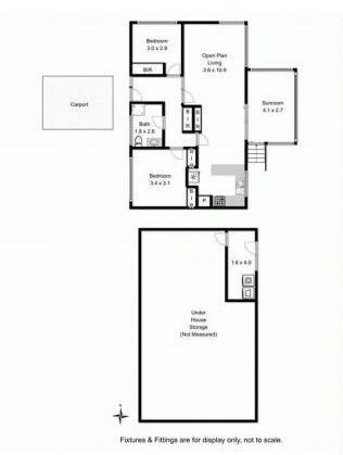 Floorplan of Homely unit listing, 2/4 Selby Place, Berriedale TAS 7011
