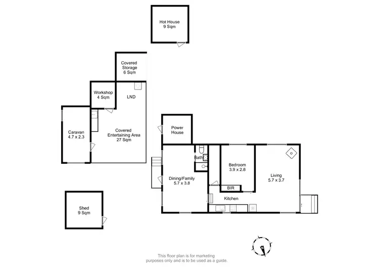 Floorplan of Homely rural property listing, 79 Marriotts Road, Ellendale TAS 7140