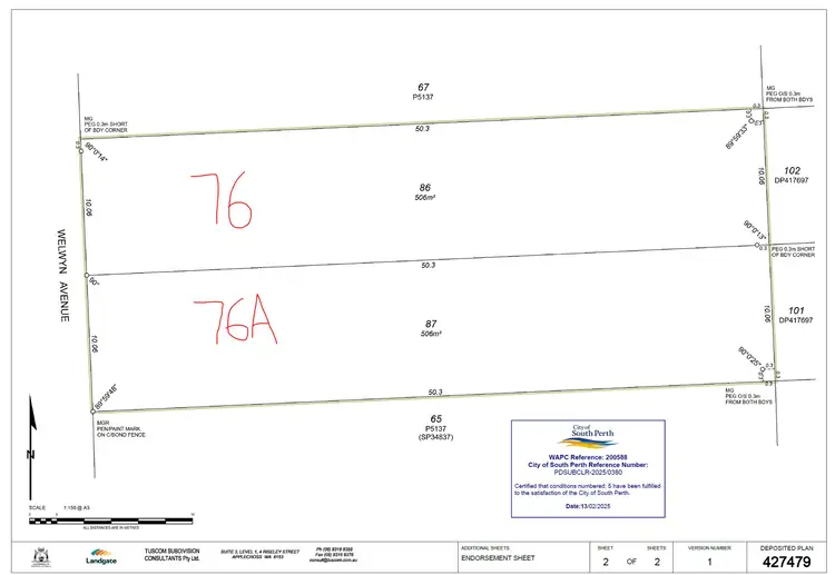 Floorplan of Homely land listing, Address available on request