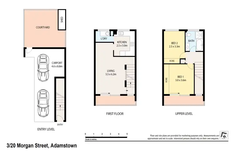 Floorplan of Homely townhouse listing, UNIT 3/20 Morgan Street, Adamstown NSW 2289
