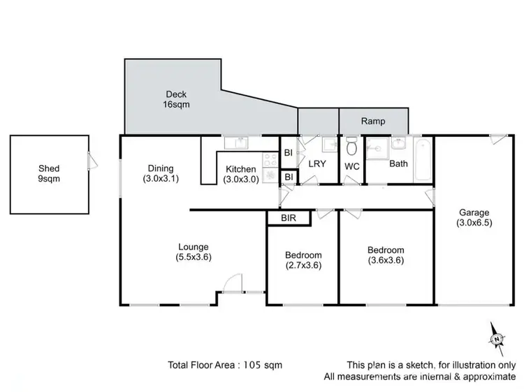 Floorplan of Homely house listing, 22 Riverdowns Drive, Margate TAS 7054